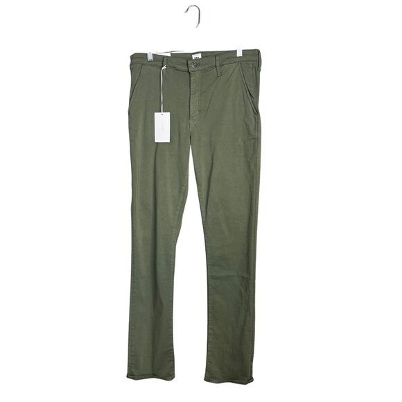 Edwin Mason Slim Chinos Mens 32 Fern Green Flat Front Casual Pants 32x32.5 NWT‎ - Picture 1 of 11